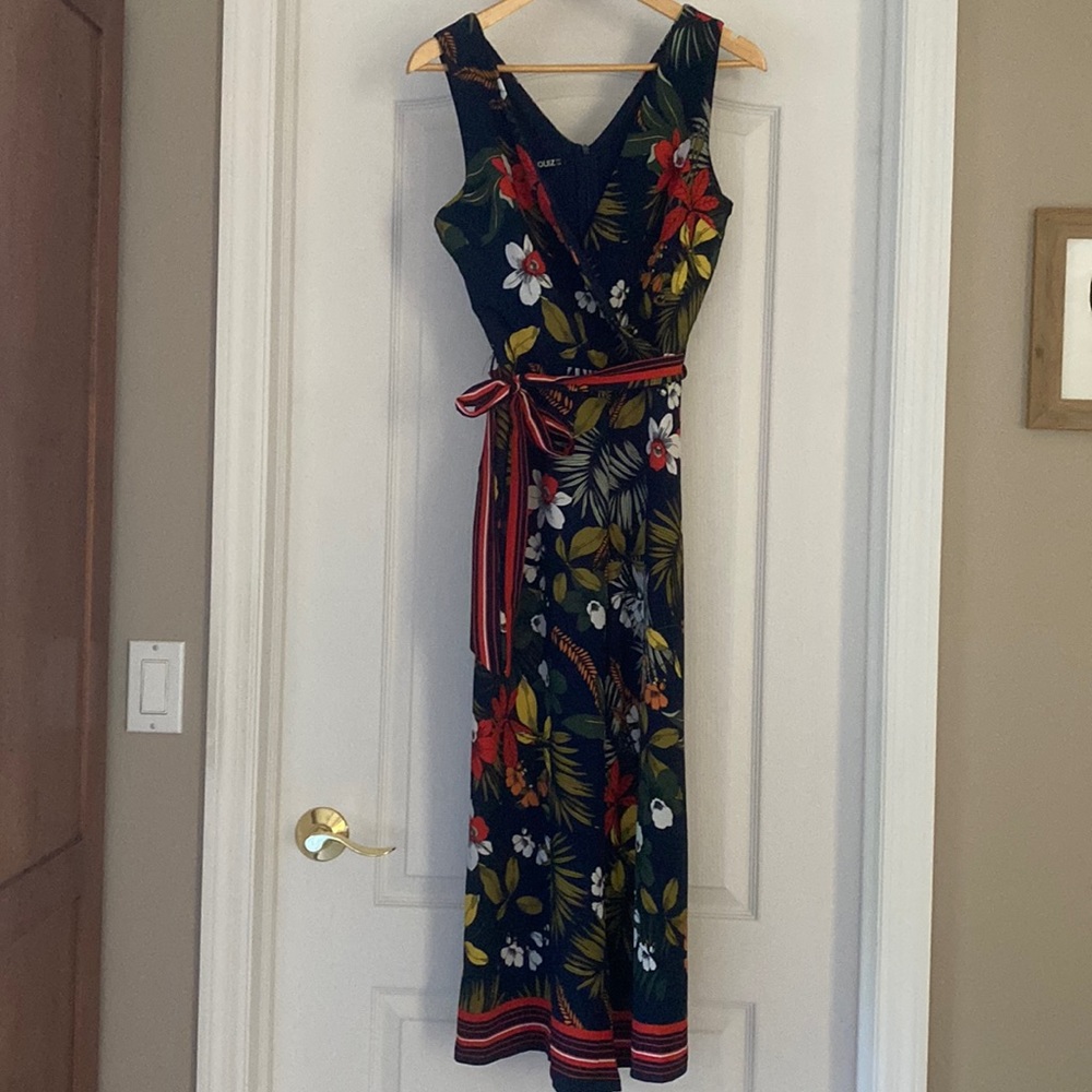 Sak’s Floral Jumpsuit Size 6
